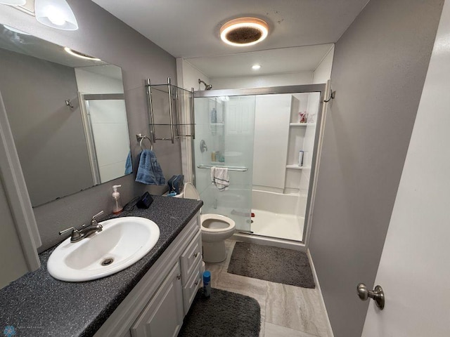 436 2nd Ave E, Halstad, MN 56548 - full bath with toilet, a shower stall, and vanity