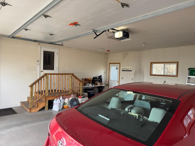 201 2nd St W, Chokio, MN 56221 - garage with a garage door opener
