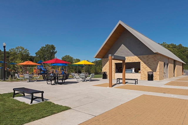 view of community with playground community