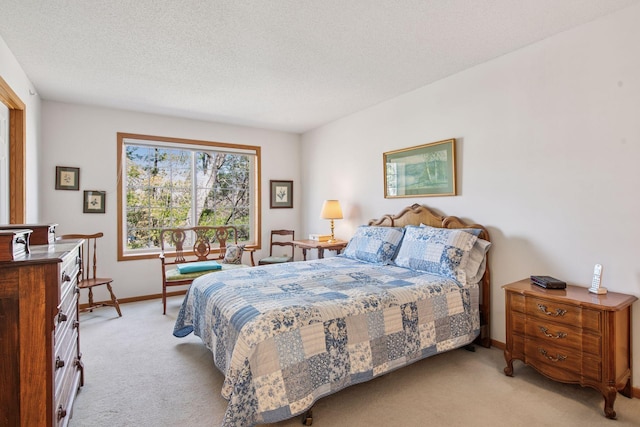 907 Fairfield Way, Minnetonka, MN 55305 - bedroom featuring light carpet and a textured ceiling