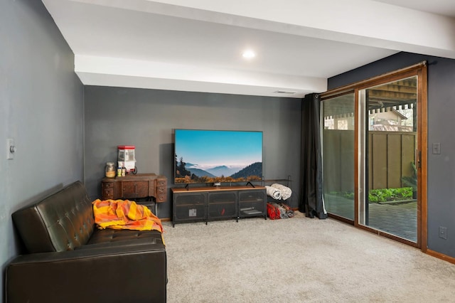2628 Sumac Ct, White Bear Lake, MN 55110 - carpeted living room with plenty of natural light