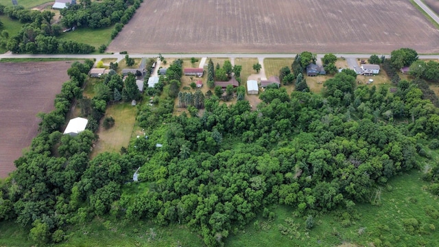 aerial view of property's location with rural landscape and farmland