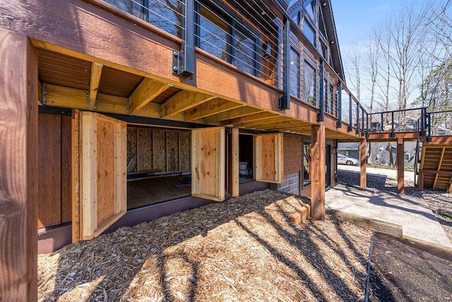 exterior space featuring an outdoor structure and an exterior structure