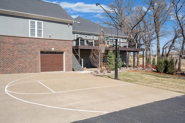 2834 12th Ave NW, Austin, MN 55912 - view of sport court with stairs and basketball court