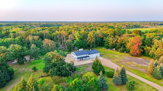 16688 248th St, Long Prairie, MN 56347 - drone / aerial view featuring a forest view