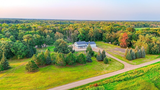 16688 248th St, Long Prairie, MN 56347 - aerial view with a forest view