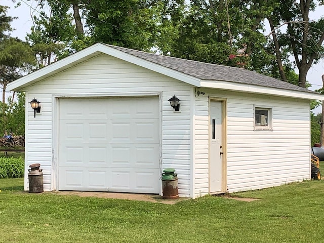 1794 White Ash Dr, Apple River Twp, WI 54810 - view of detached garage