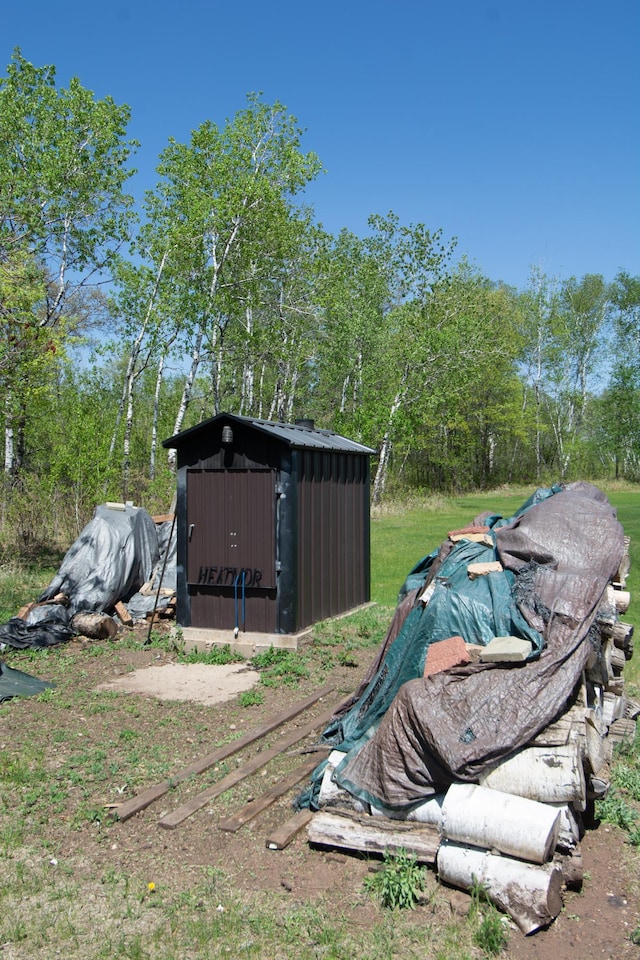24341 Bluebird Ave, Trommald, MN 56441 - view of yard with a shed