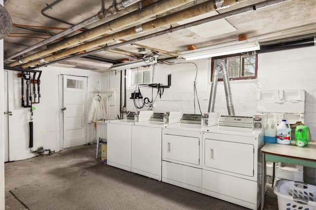 4348 Minnehaha Ave, Minneapolis, MN 55406 - below grade area with independent washer and dryer