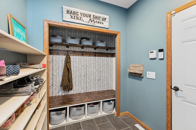 mudroom featuring baseboards