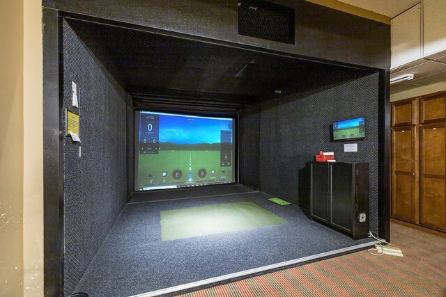 7100 Metro Blvd Unit 206, Edina, MN 55439 - playroom featuring carpet floors and golf simulator
