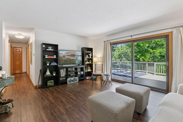 1794 Karis Way, Eagan, MN 55122 - living room with a textured ceiling and wood finished floors