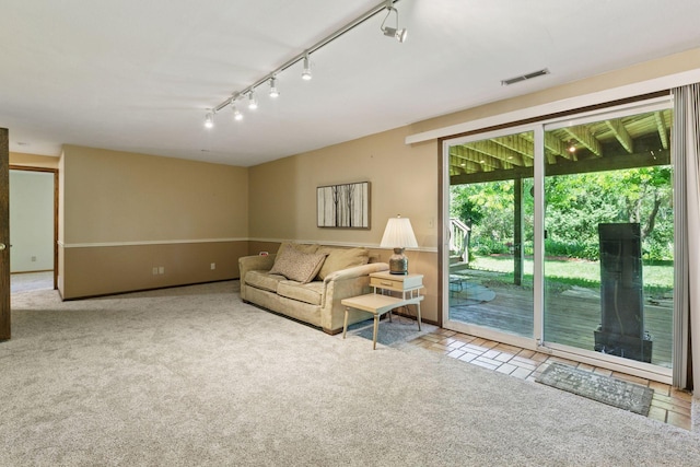 1794 Karis Way, Eagan, MN 55122 - carpeted living area featuring track lighting