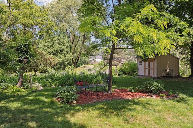 1794 Karis Way, Eagan, MN 55122 - view of green lawn featuring a storage shed