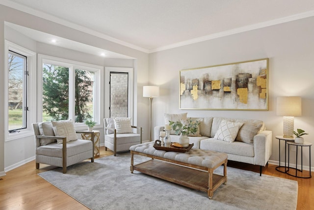 7604 Delaney Blvd, Edina, MN 55439 - living area with wood finished floors, plenty of natural light, ornamental molding, and baseboards