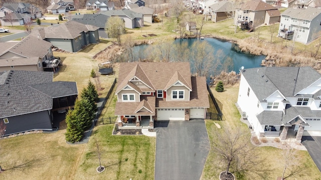 5836 Radford Ave NE, Otsego, MN 55374 - aerial view with a residential view and a water view