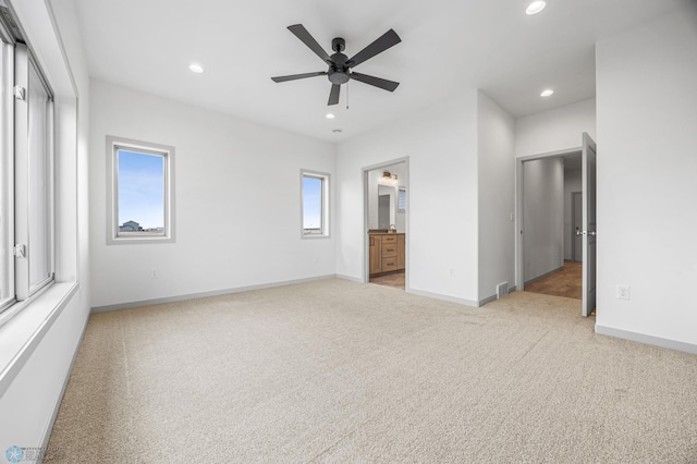 10218 73rd St S, Horace, ND 58047 - unfurnished bedroom with baseboards, carpet flooring, and recessed lighting
