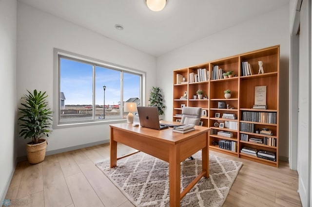 10218 73rd St S, Horace, ND 58047 - home office with light wood finished floors and baseboards