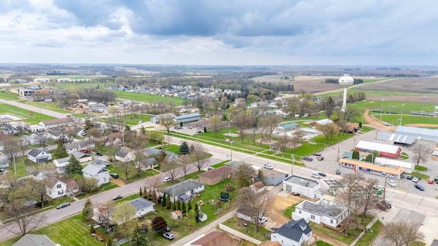 aerial overview of property's location featuring nearby suburban area