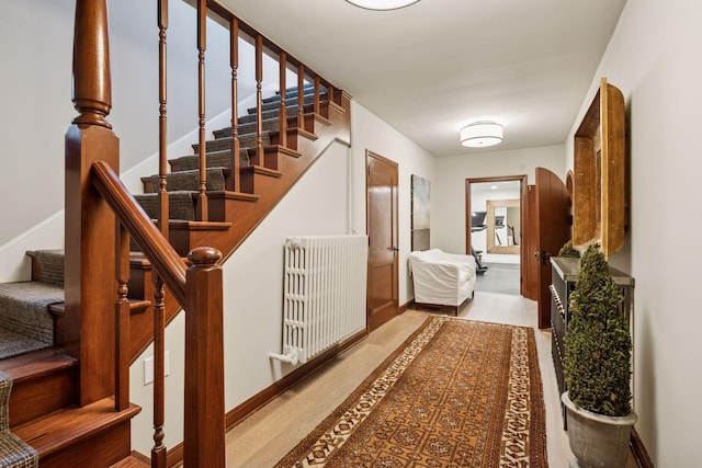4232 Fremont Ave S, Minneapolis, MN 55409 - corridor with stairs and wood finished floors