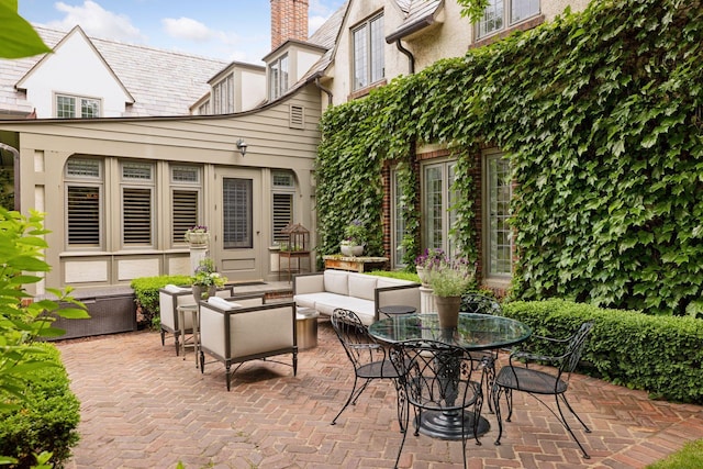 4232 Fremont Ave S, Minneapolis, MN 55409 - view of patio with an outdoor hangout area