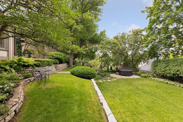 4232 Fremont Ave S, Minneapolis, MN 55409 - view of yard with a hot tub
