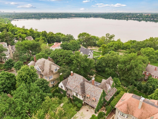 4232 Fremont Ave S, Minneapolis, MN 55409 - aerial perspective of suburban area featuring a large body of water