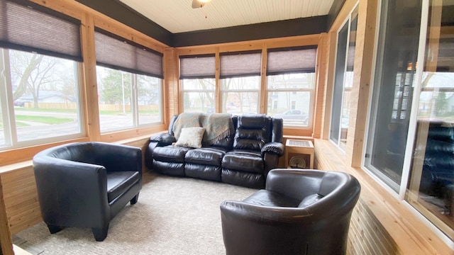 view of living area