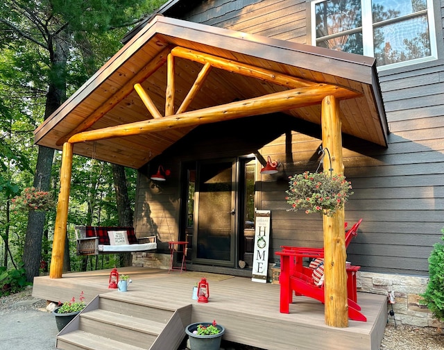 38985 337th Ln, Aitkin, MN 56431 - view of wooden deck