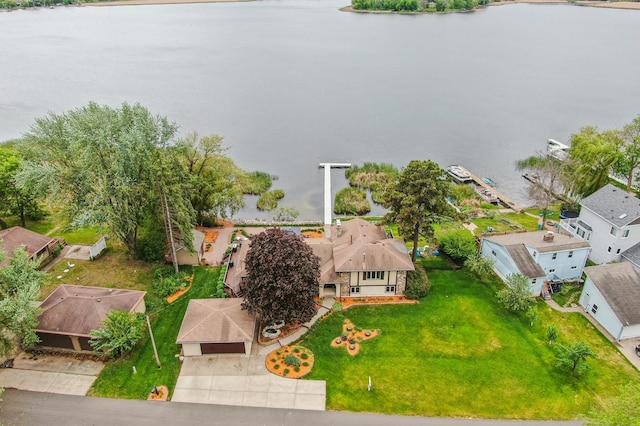 1904 Ham Lake Dr NE, Ham Lake, MN 55304 - aerial perspective of suburban area featuring a large body of water