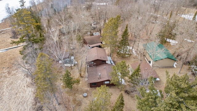 aerial view of property's location