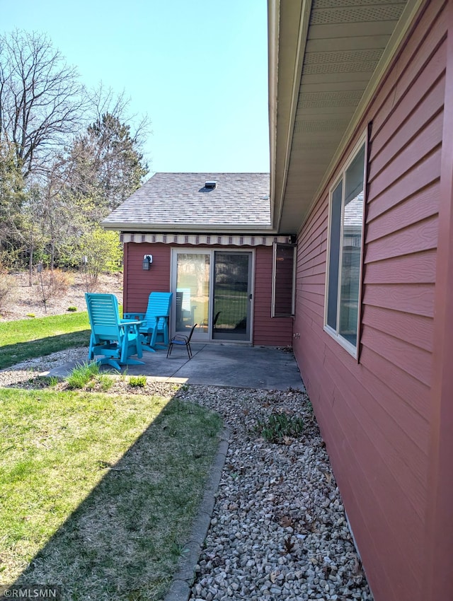 902 Meadow Lark Ln, Long Prairie, MN 56347 - view of grassy yard featuring a patio area
