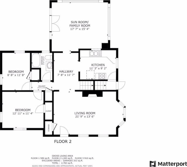 19135 Highland Ave, Deephaven, MN 55391 - view of room layout