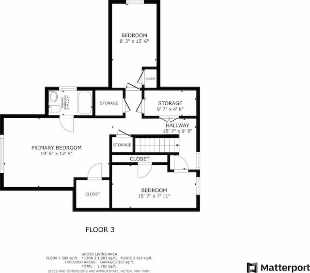 19135 Highland Ave, Deephaven, MN 55391 - view of room layout