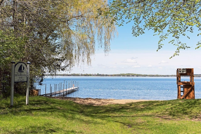 19135 Highland Ave, Deephaven, MN 55391 - dock area featuring a water view