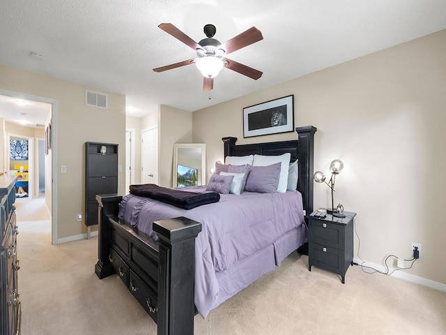 11004 Oregon Curv, Bloomington, MN 55438 - bedroom featuring light colored carpet and ceiling fan