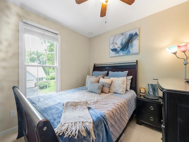 11004 Oregon Curv, Bloomington, MN 55438 - bedroom with light carpet and ceiling fan