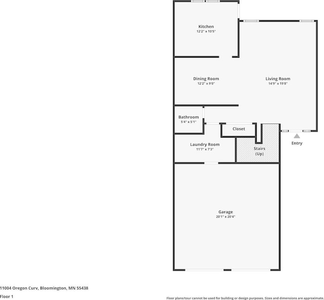 11004 Oregon Curv, Bloomington, MN 55438 - view of home floor plan