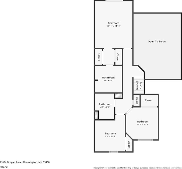 11004 Oregon Curv, Bloomington, MN 55438 - view of property floor plan