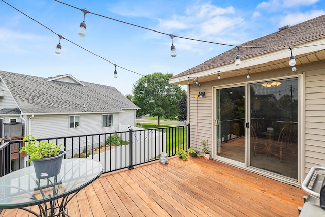 367 Garden Dr, Delano, MN 55328 - view of wooden deck