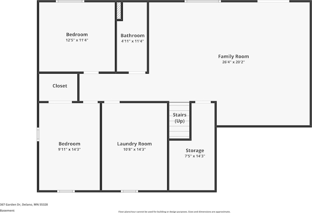 367 Garden Dr, Delano, MN 55328 - view of room layout