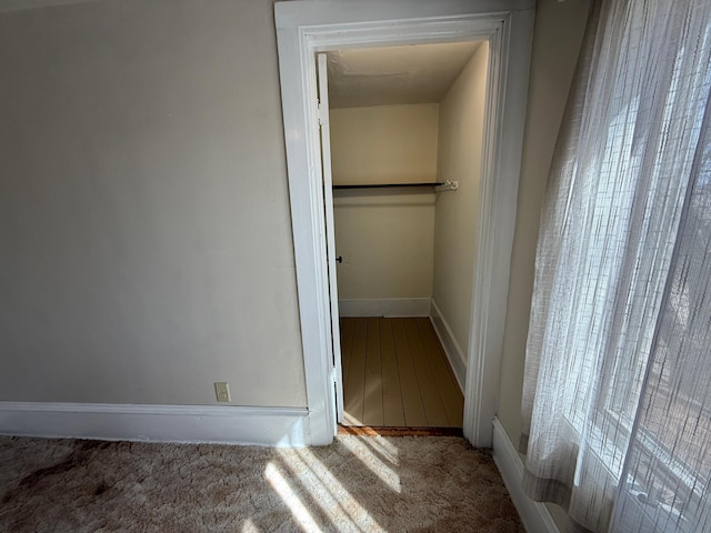 view of closet