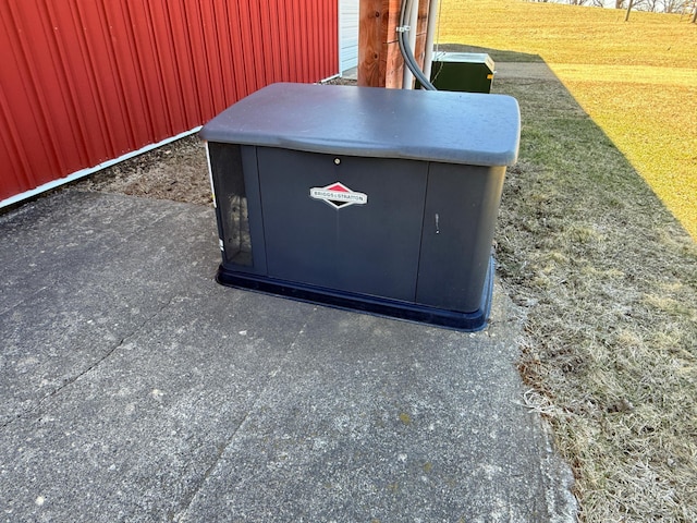 details featuring a power unit