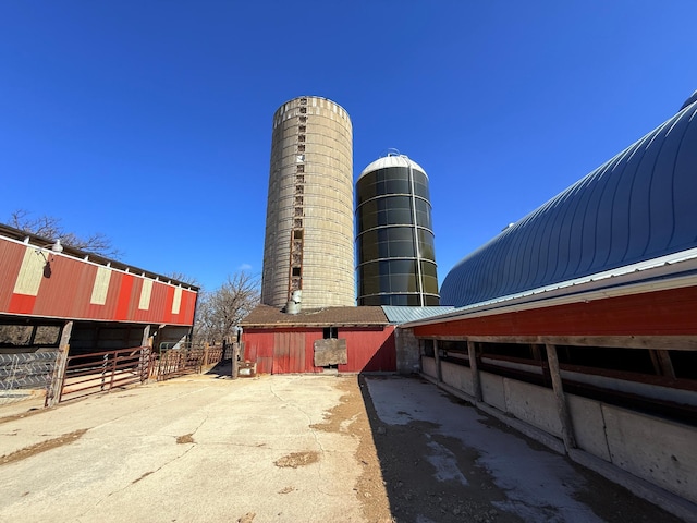 exterior space with a barn and an exterior structure