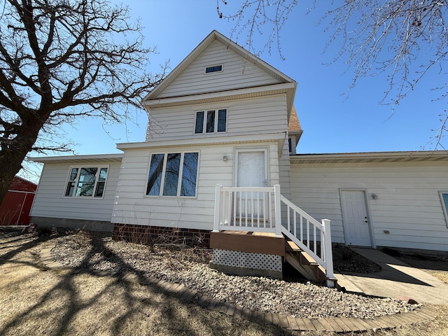view of rear view of house