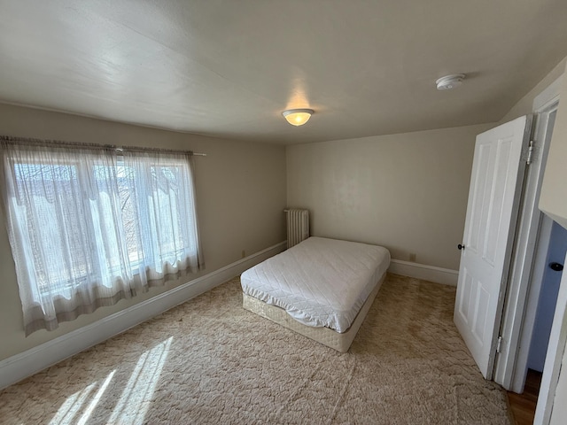 20343 680th Ave, Alden, MN 56009 - bedroom featuring radiator heating unit and carpet