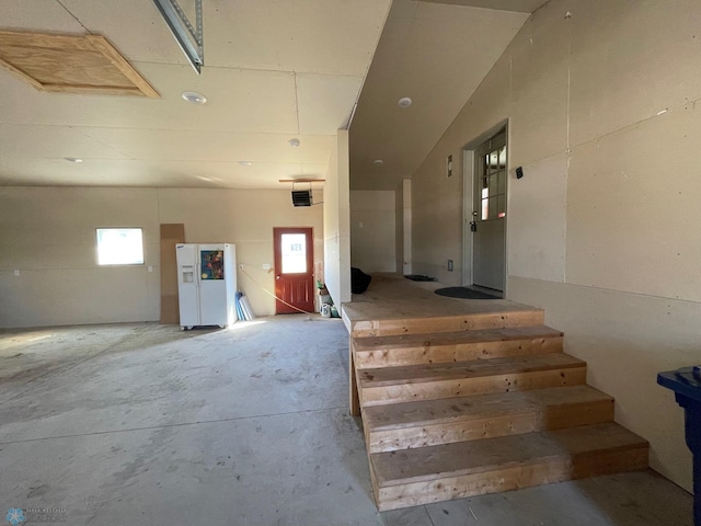 535 5th St, Wyndmere, ND 58081 - staircase featuring concrete flooring