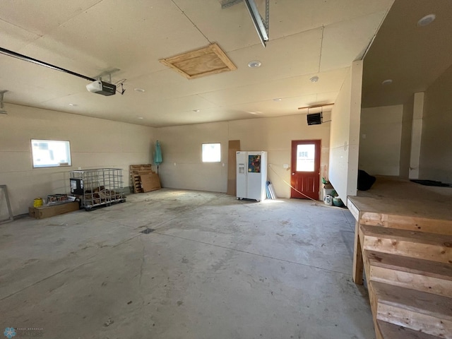 535 5th St, Wyndmere, ND 58081 - garage with a garage door opener
