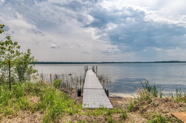 4681 Mission Rd NE, Sugar Bush Twp, MN 56601 - dock featuring a water view