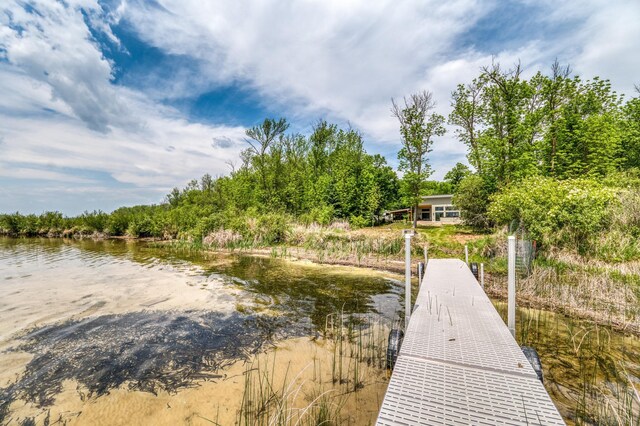 4681 Mission Rd NE, Sugar Bush Twp, MN 56601 - dock featuring a water view